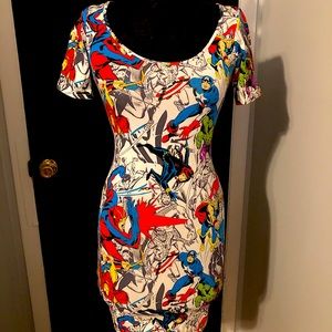 Marvel comics bodycon dress